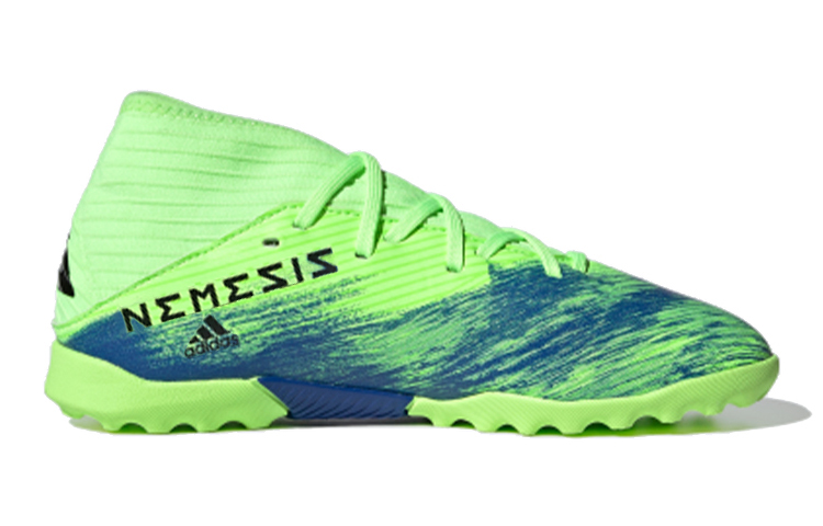 Детские бутсы adidas Nemeziz 19.3 Tf (зеленые) — фото 2