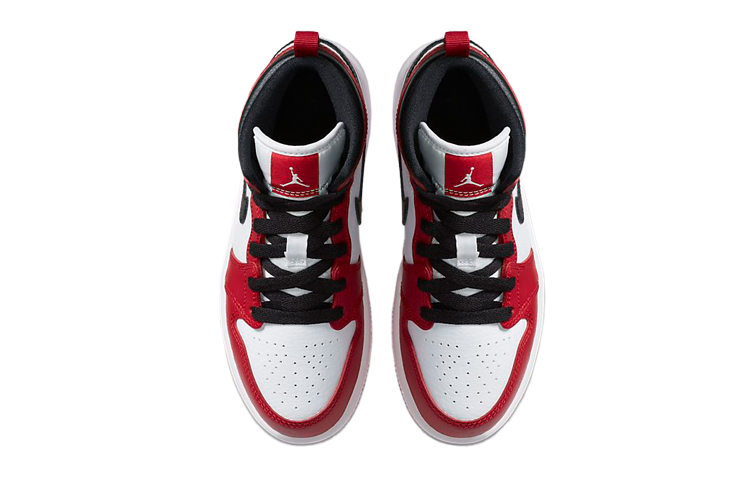 Детские кроссовки Jordan Air Jordan 1 Chicago (бело-красные) — фото 6