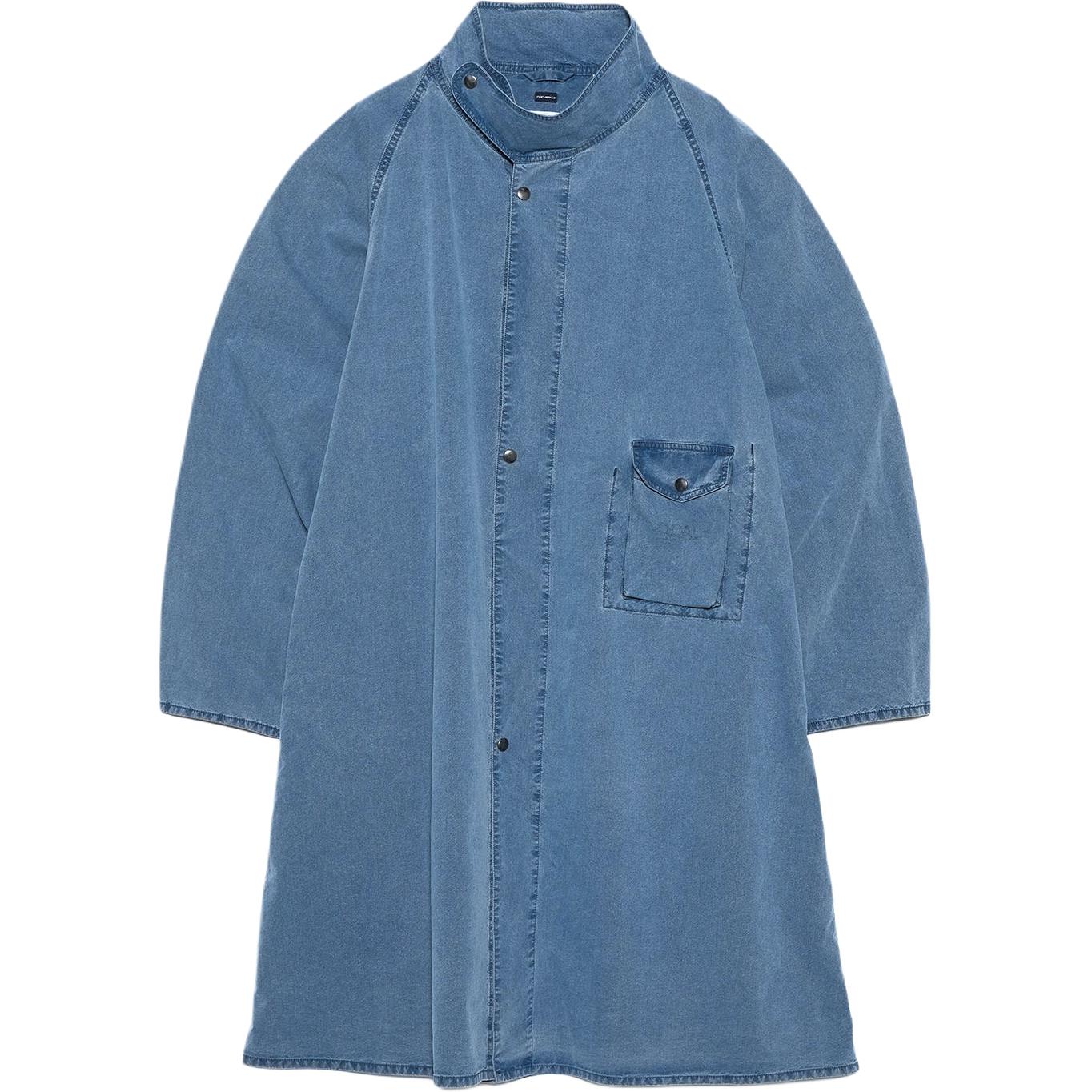 Мужские куртка nanamica Indigo Weather Field Coat (синяя)