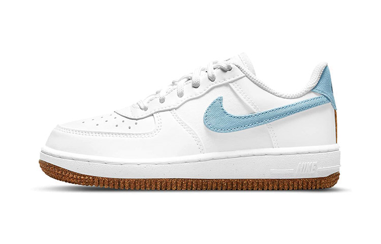 Кеды Nike Air Force 1 LV8 (бело-синие)