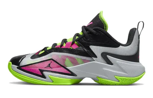Jordan One Take 3 Russell Westbrook 3 Minimalist Low top Basketball Shoes Green Red Black Unisex