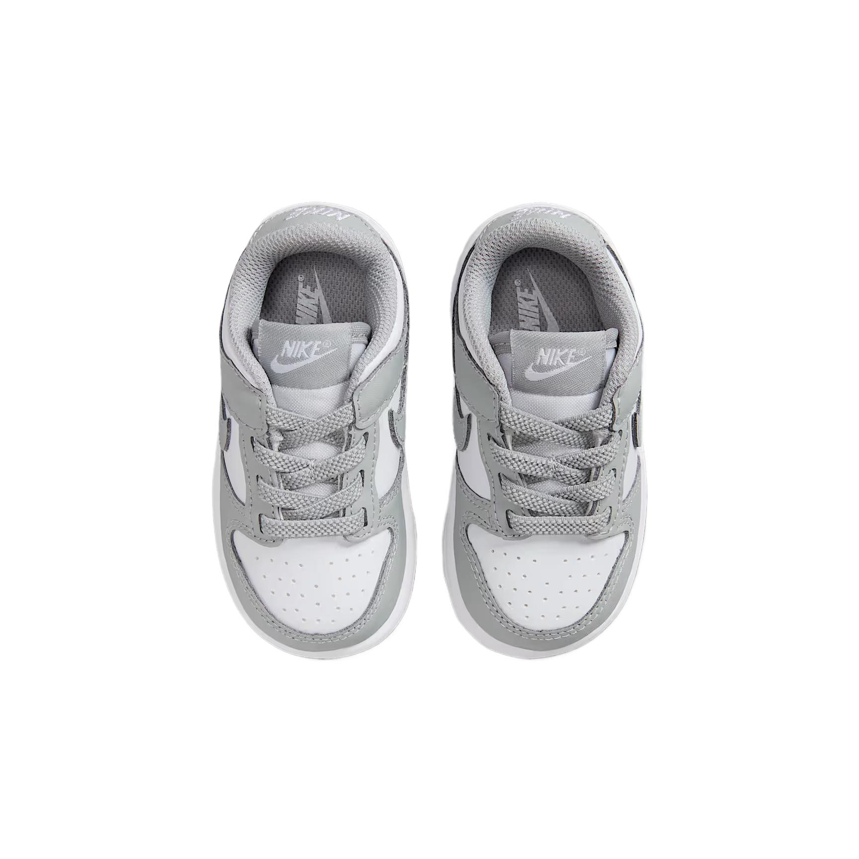 Детские кроссовки Nike Dunk Low (светло-серый) — фото 4