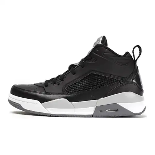 Jordan Flight 9.5 Black Cool Grey White GS