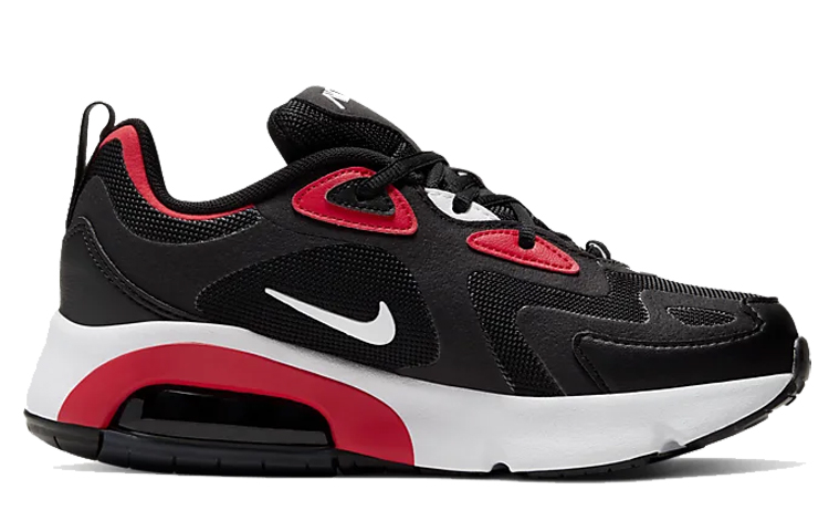 Кроссовки Nike Air Max 200 GS (черно-красные) — фото 3
