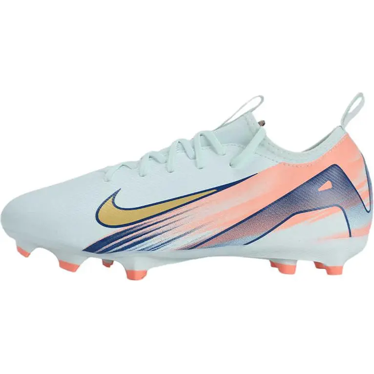 Nike Mercurial Vapor 16 Anti Kick Cushioning Low top Kids' Soccer Shoes Light Blue