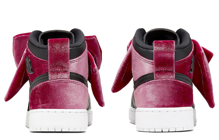 Кроссовки Jordan JordanAir Jordan 1 Mid Bow GS (розовые) — Розовый — фото 5