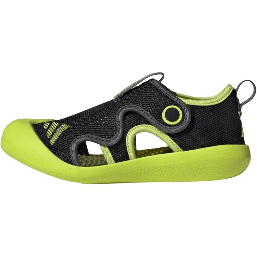 Детские сандалии adidas ALTAVENTURE 3.0 (черно-зеленые)