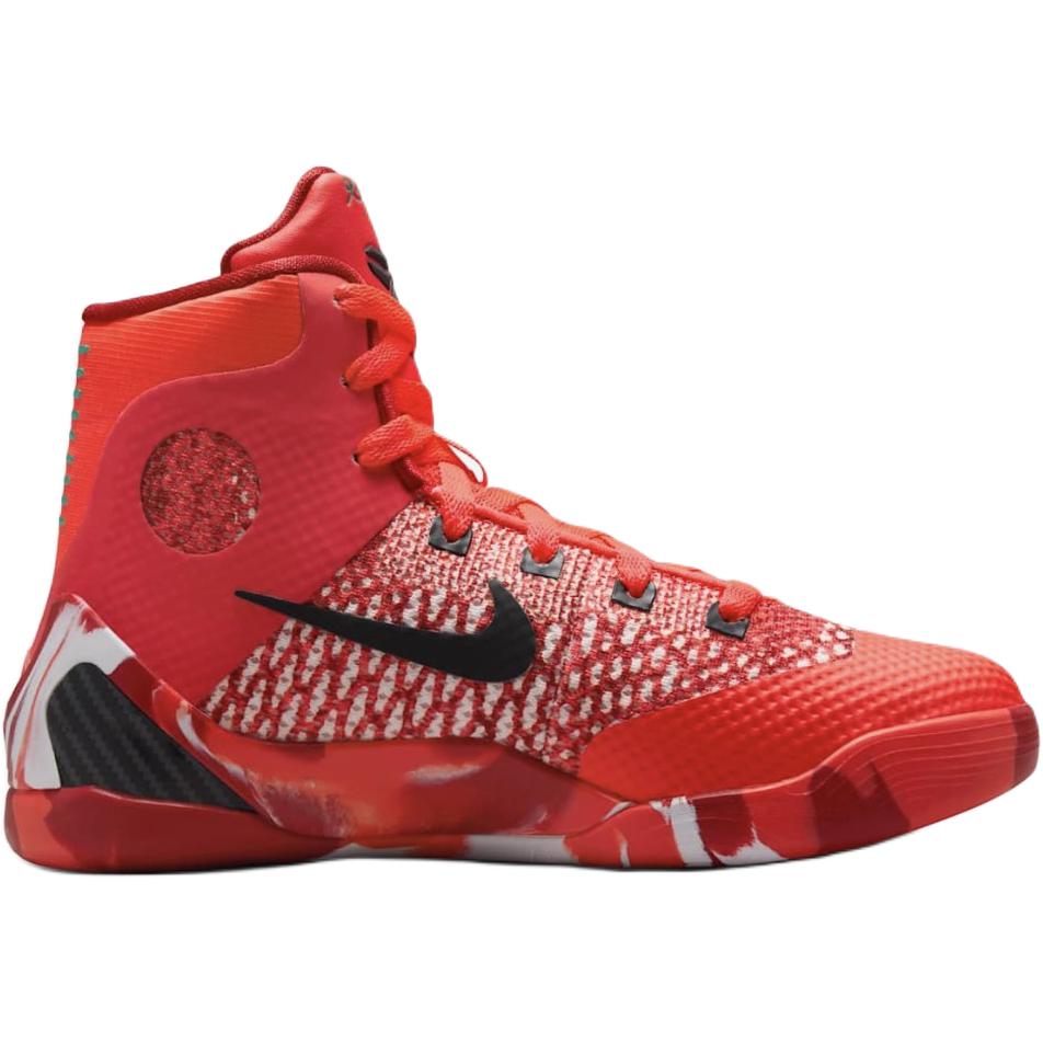 Кроссовки Nike NikeKobe 9 Elite High Protro Christmas GS (красные) — фото 2