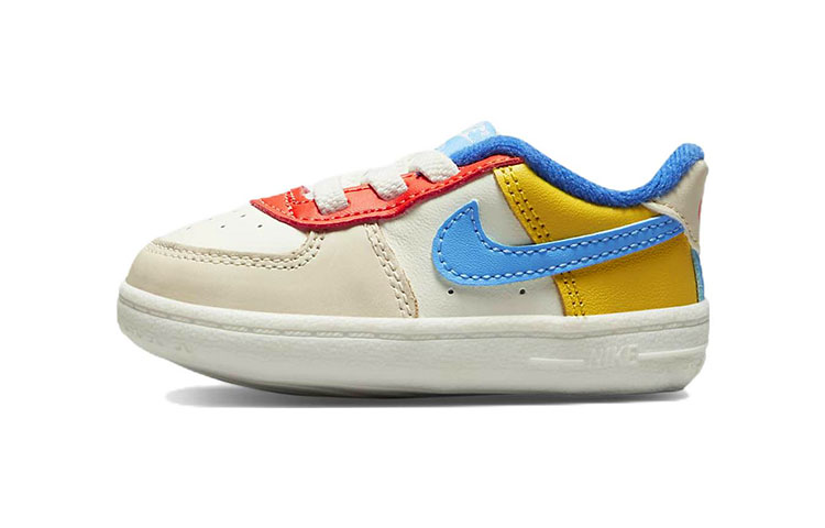 Кеды Nike Force 1 (бело-синие)