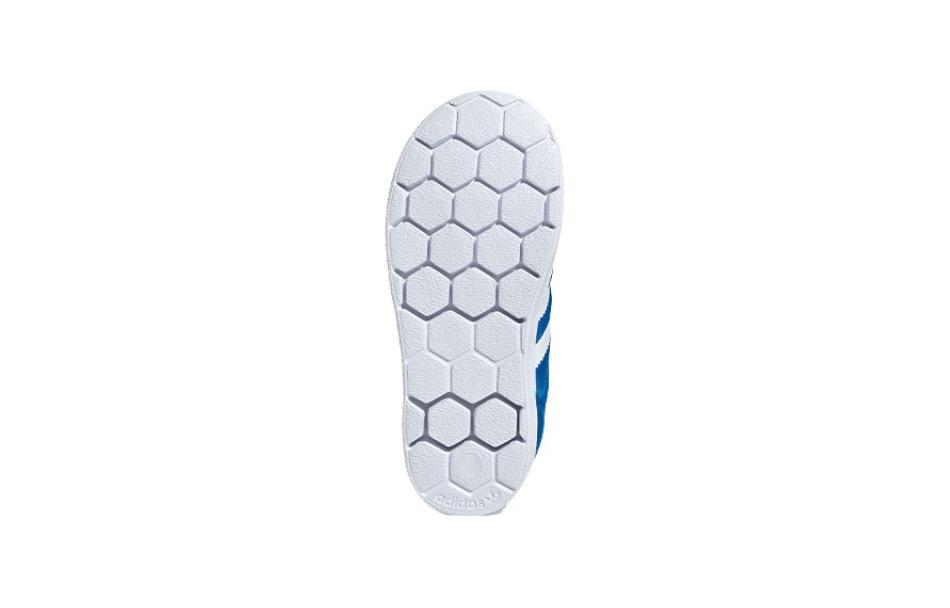 Детские кроссовки adidas originals SUPERSTAR 360 (сине-белые) — Синий / белый — фото 7