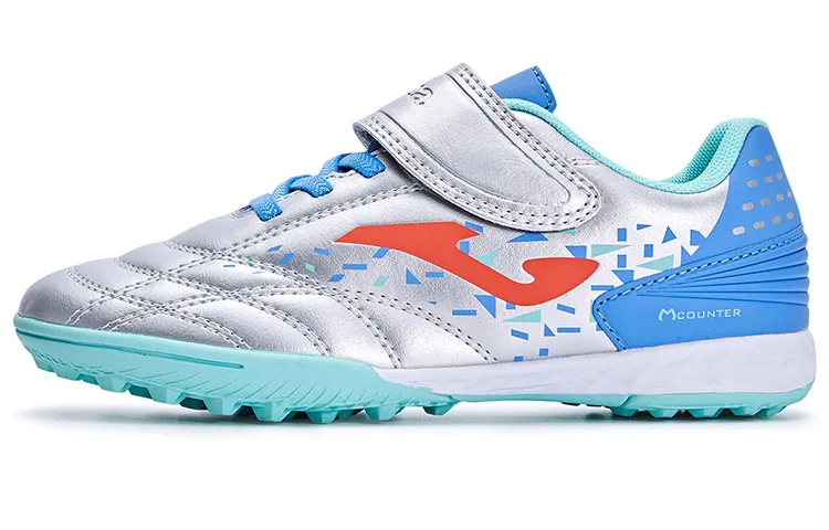 Joma Low top Kids' Soccer Shoes Silver Lake Blue Kids'