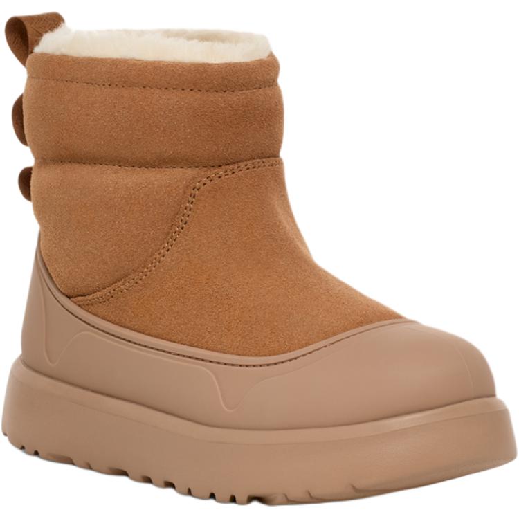 Детские ботинки UGG Classic Mini (коричневые) — Коричневый — фото 3