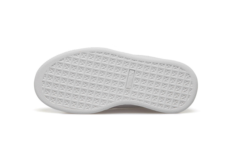 Детская обувь PUMA Basket Heart Patent Little (белая) — фото 6