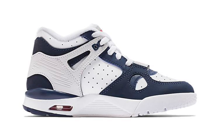 Детские кроссовки Nike Air Trainer 3 (серо-красно-сине-белые) — Серый / красный / синий / белый — фото 4