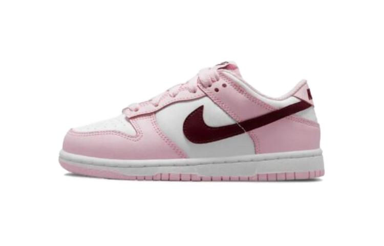 Кеды Nike Dunk (розово-белые)
