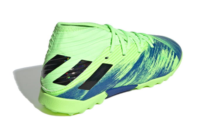 Детские бутсы adidas Nemeziz 19.3 Tf (зеленые) — фото 4