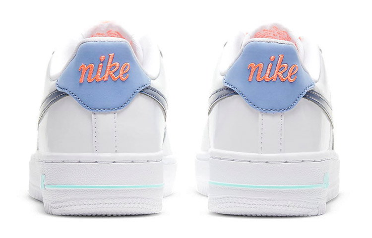 Кроссовки Nike Air Force 1 LV8 1 GS (бело-синие) — фото 6
