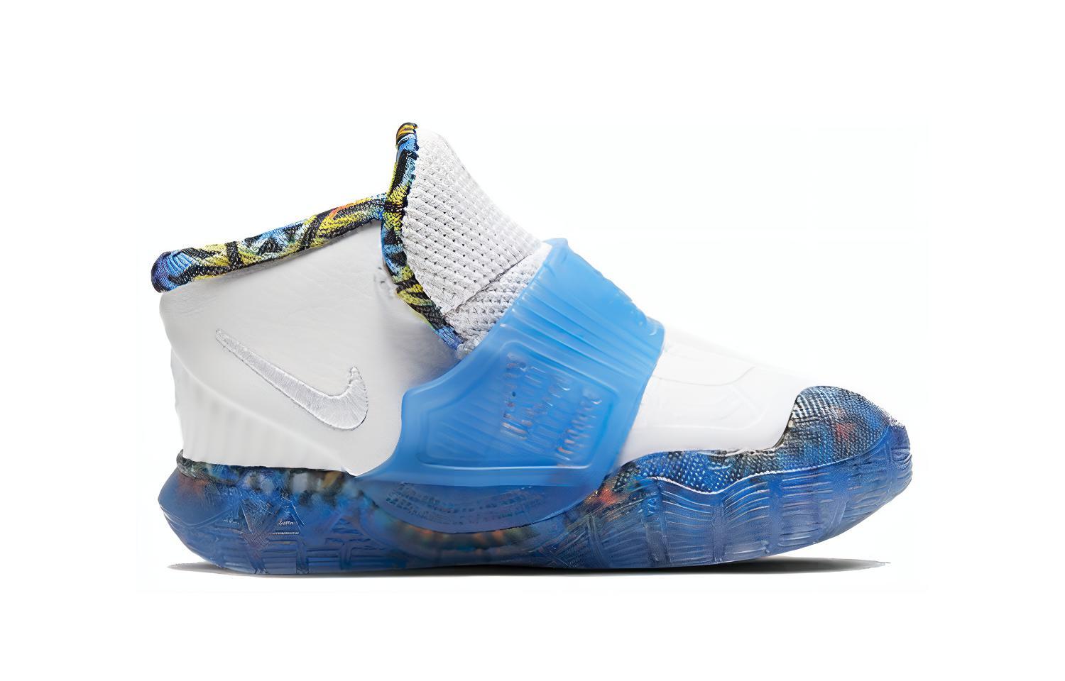 Кеды Nike Kyrie 6 (бело-синие) — фото 3