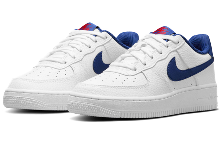 Кроссовки NikeAir Force 1 GS (сине-белые) — фото 10
