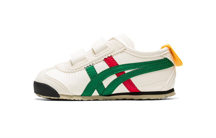 Детские кеды Onitsuka Tiger MEXICO 66 TS (бело-зеленые)