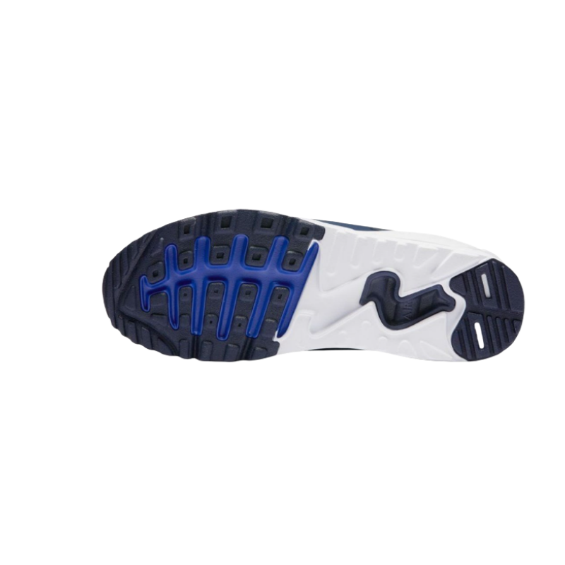 Кроссовки Nike NikeAir Max 90 Ultra 20GS (бело-синие) — Белый-синий — фото 4