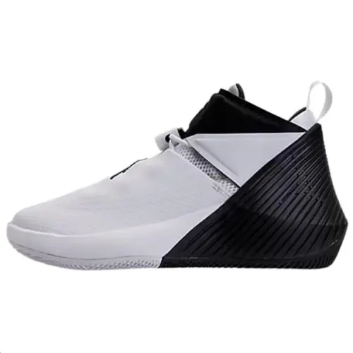 Jordan Why Not Zer0.1 Mid top Basketball Shoes Black White Unisex
