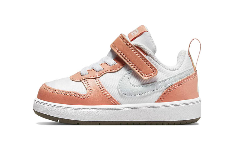 Детские кроссовки Nike Court Borough 2 SE (розово-белые)