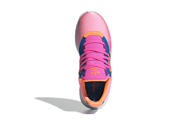 Детские кроссовки adidas originals Flex (розово-синие) — фото 6