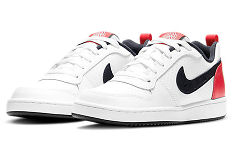 Кеды Nike NikeCourt Borough Low GS (черный / белый / красный) — Чёрный / белый / красный — фото 9