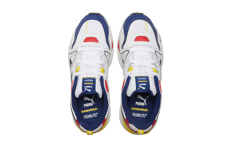 Детские кроссовки PUMA Peanuts Mirage Mox Jr (бело-синие) — фото 6