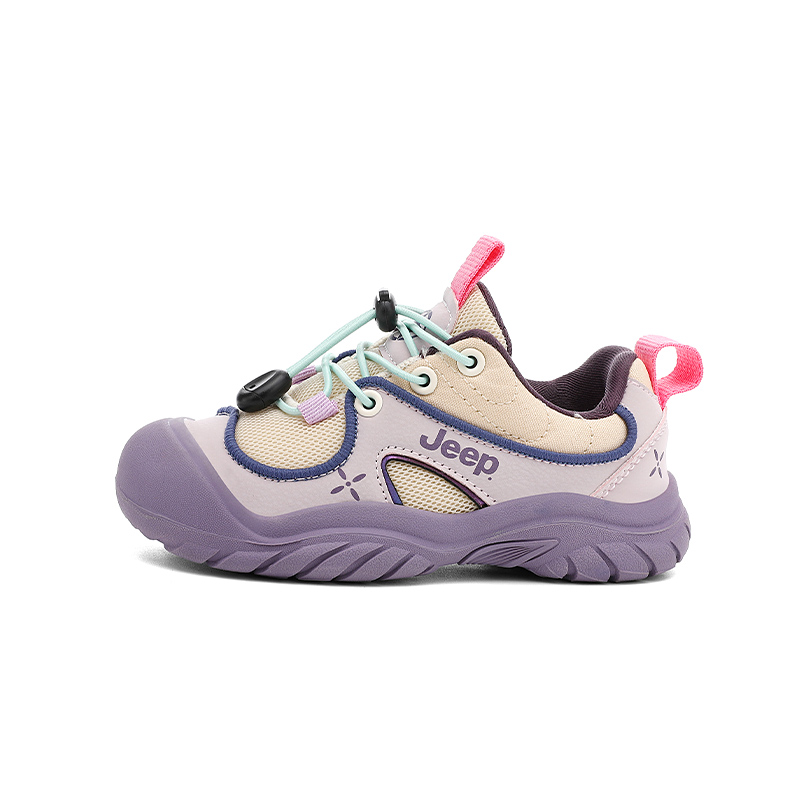 Детские кроссовки Jeep Running Shoes (фиолетово-бежевые)