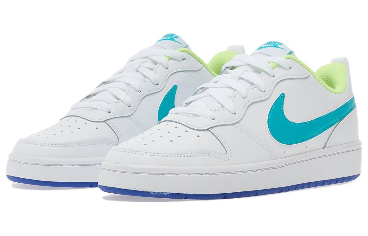 Кеды Nike Court Borough GS (бело-синие) — Белыйсиний — фото 4
