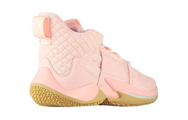 Баскетбольные кроссовки Jordan JordanWhy Not Zer0.2 GS (розовый) — фото 3