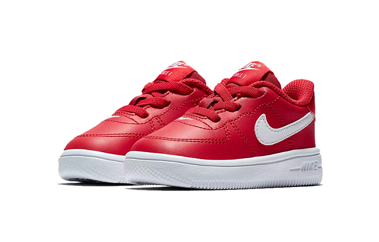 Кроссовки Nike Air Force 1 18 (красно-белые) — Красный / белый — фото 4