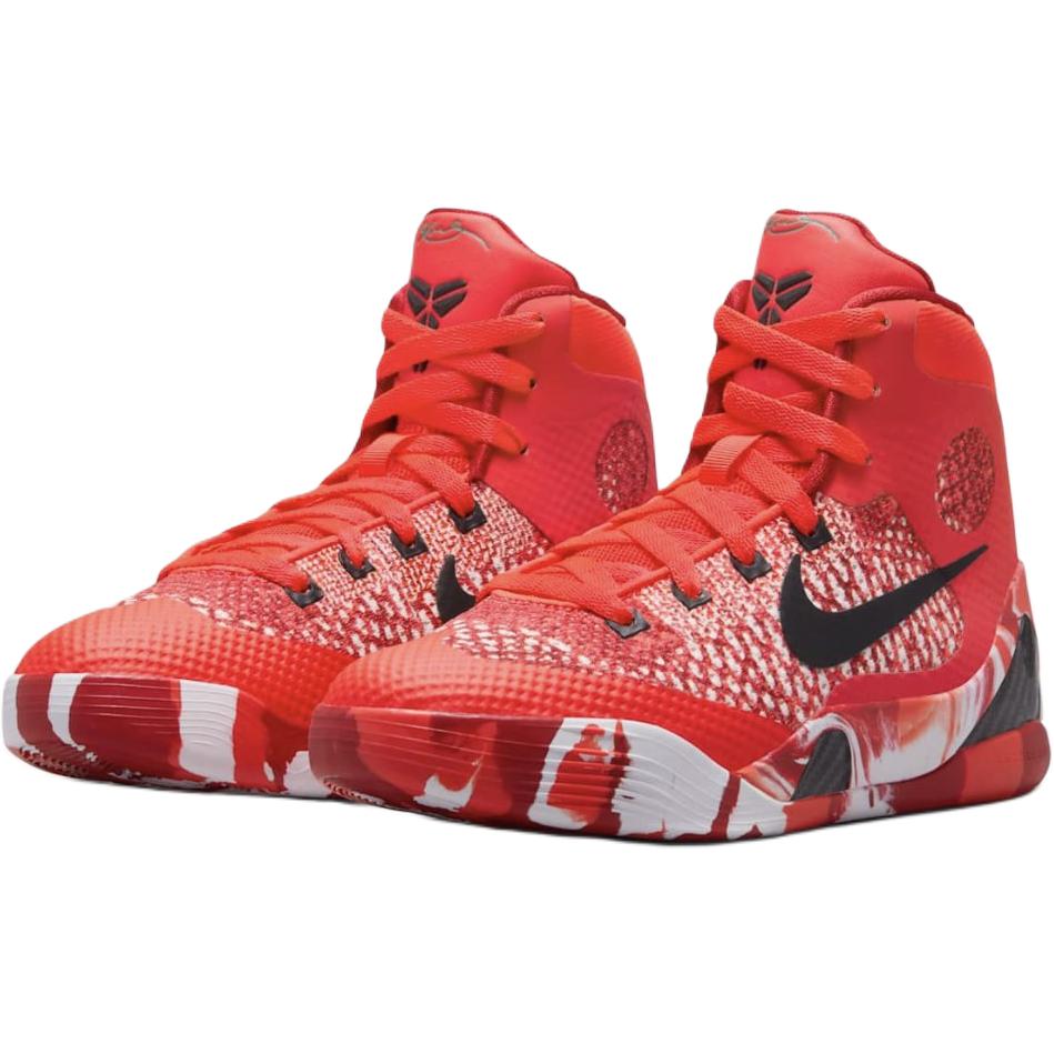 Кроссовки Nike NikeKobe 9 Elite High Protro Christmas GS (красные) — фото 3
