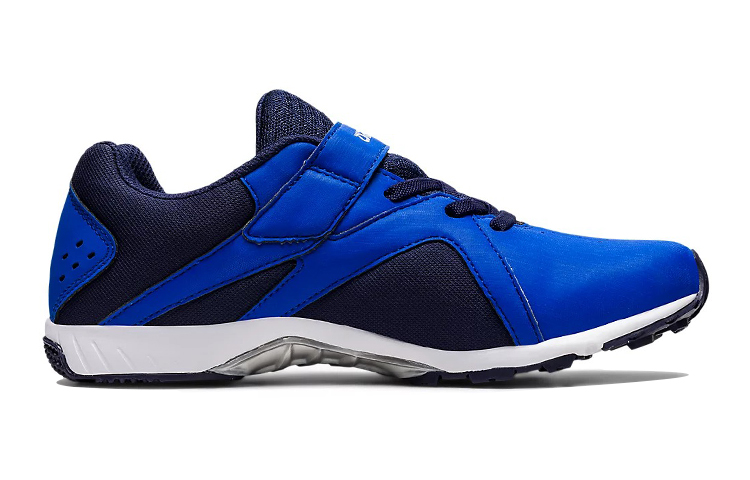 Детские кроссовки ASICS Lazerbeam SH (сине-белые) — 靛蓝/白 — фото 4