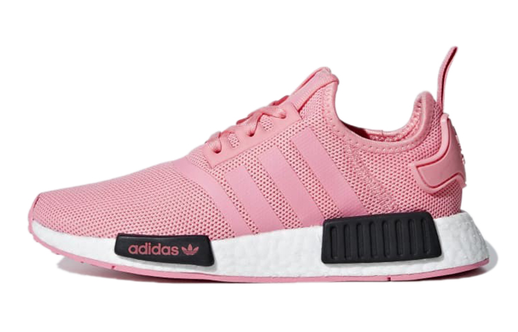 Кроссовки adidas originals NMD_R1 (розово-черные)