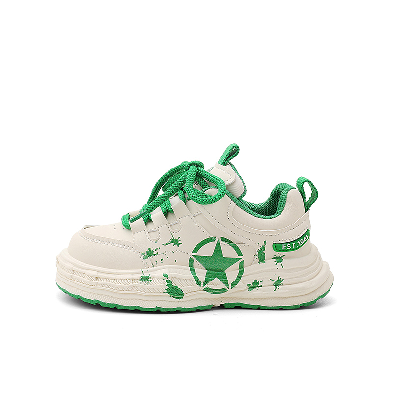 Кроссовки Jeep Kids Casual Shoes (бело-зеленые)