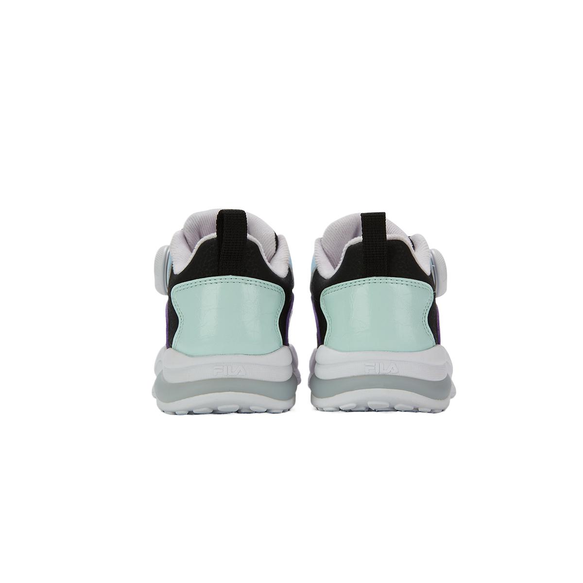 Детские кроссовки Fila KIDS (черные с фиолетовым) — фото 3