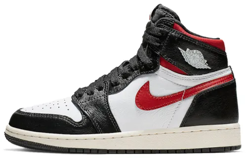 Jordan Air Jordan 1 Retro High Black Gym Red synthetic leather comfortable sports GS wear-resistant high-top basketball shoes 2019 same style for men and women