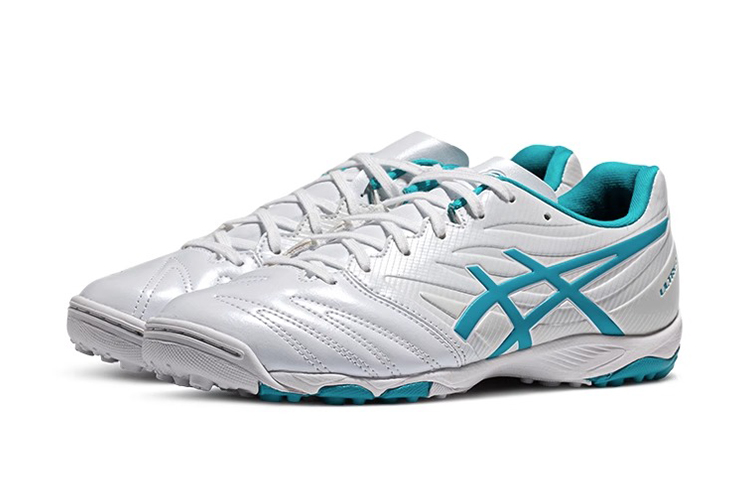 Детские бутсы ASICS Ultrezza 3 JR GS TF (белые) — Зелёный — фото 5
