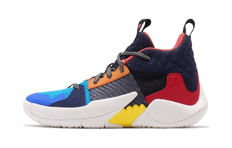 Детские кроссовки Jordan Why Not Zer0.2 (разноцветные)