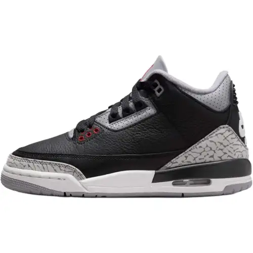Jordan Air Jordan 3 Mid top Basketball Shoes Black Unisex