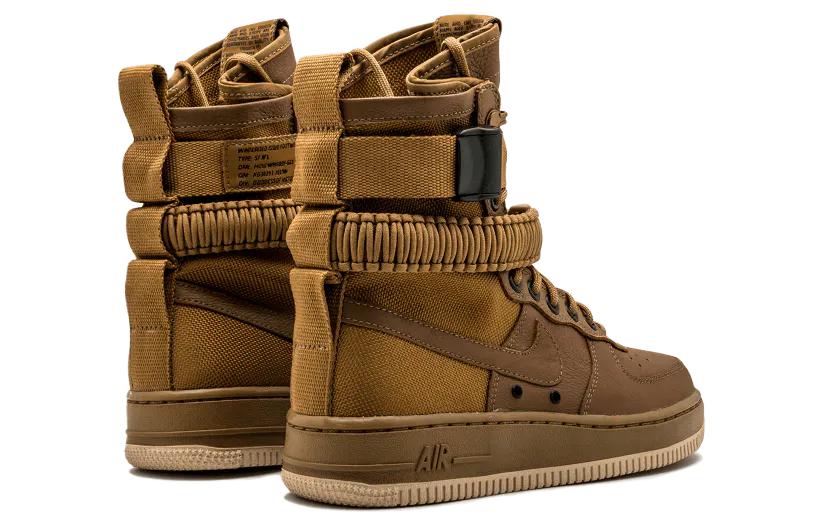 Унисекс кеды Nike Air Force 1 (коричнево-бежевые) — фото 5