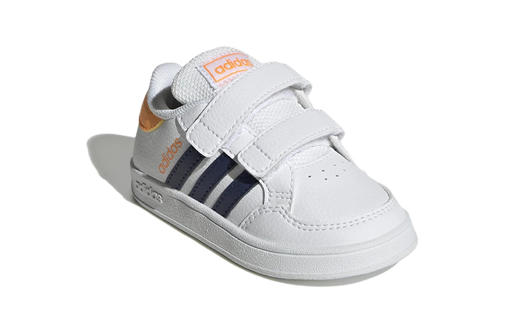 Детские кеды adidas Breaknet (бело-желтые) — Белый / жёлтый — фото 5