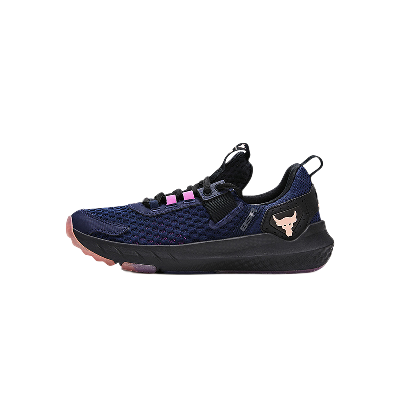 Under Armour Under Armor mesh training shoes casual sports retro style low-top children's running shoes blue black youth