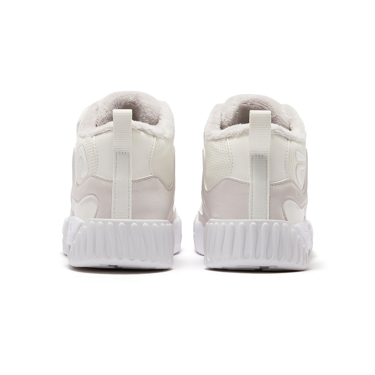 Детские кеды Fila KIDS Heritage-FHT (бело-серые) — 雪白/白沙灰 — фото 4