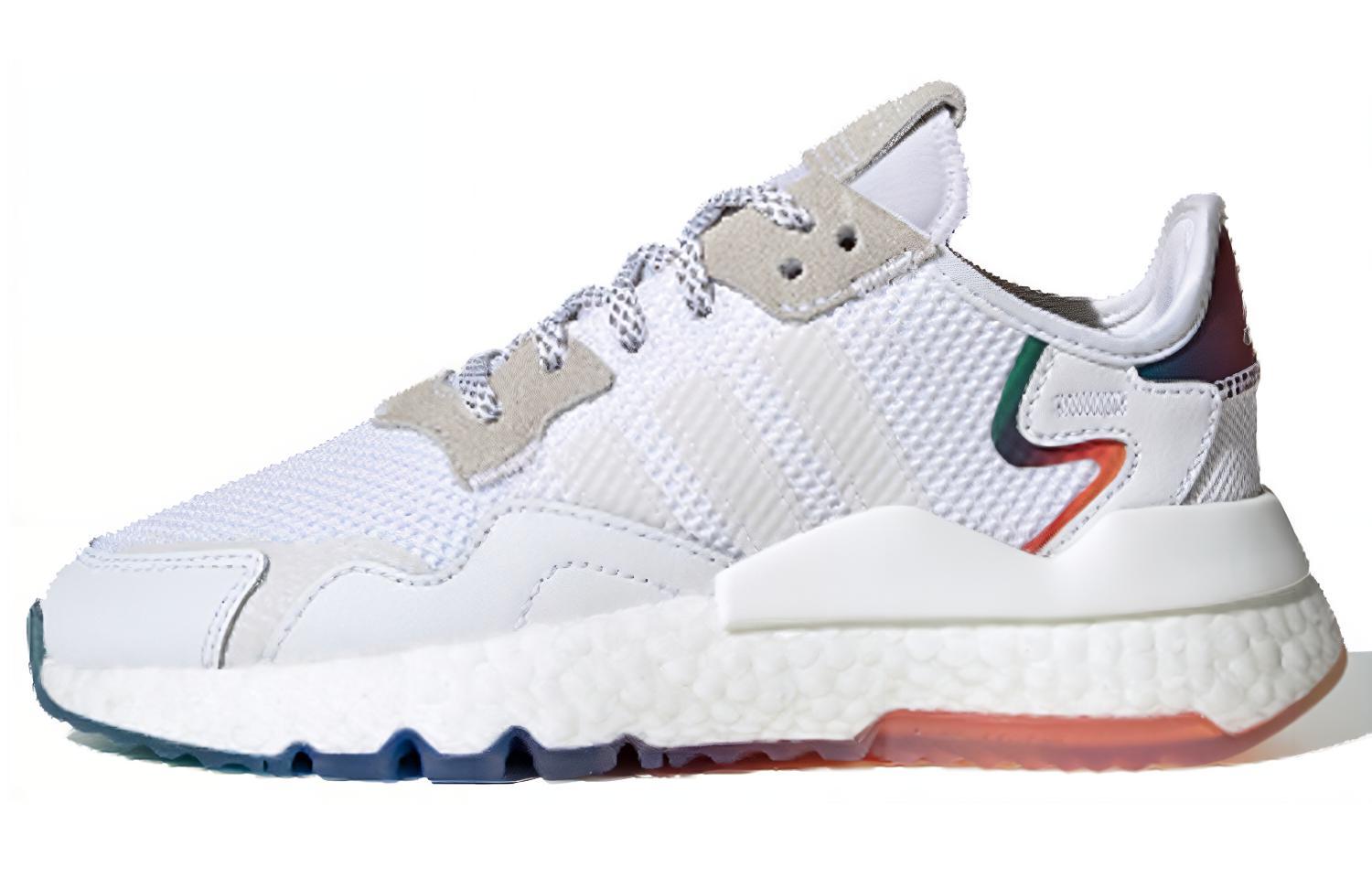 Кроссовки adidas Nite Jogger (бело-коричневые)