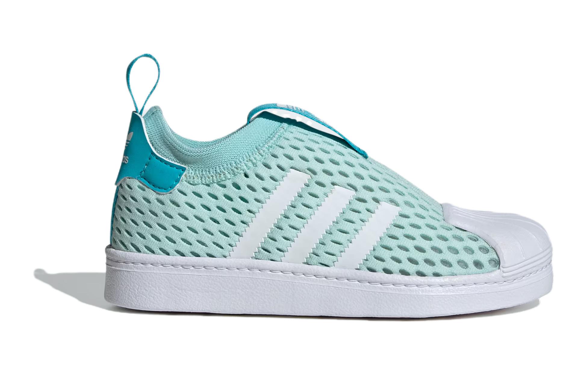 Детские кеды adidas originals SUPERSTAR 360 2.0 (зеленый / синий / белый) — Зелёный / синий / белый — фото 2