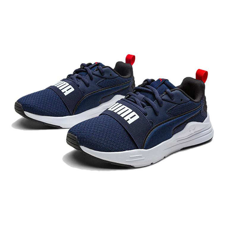 Детские кроссовки PUMA Wired Run Pure (сине-черно-белые) — фото 3